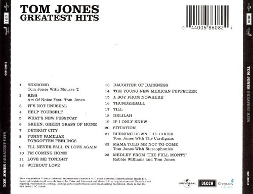 tom jones greatest hits collection